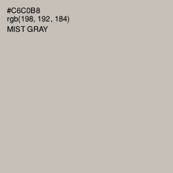 #C6C0B8 - Mist Gray Color Image
